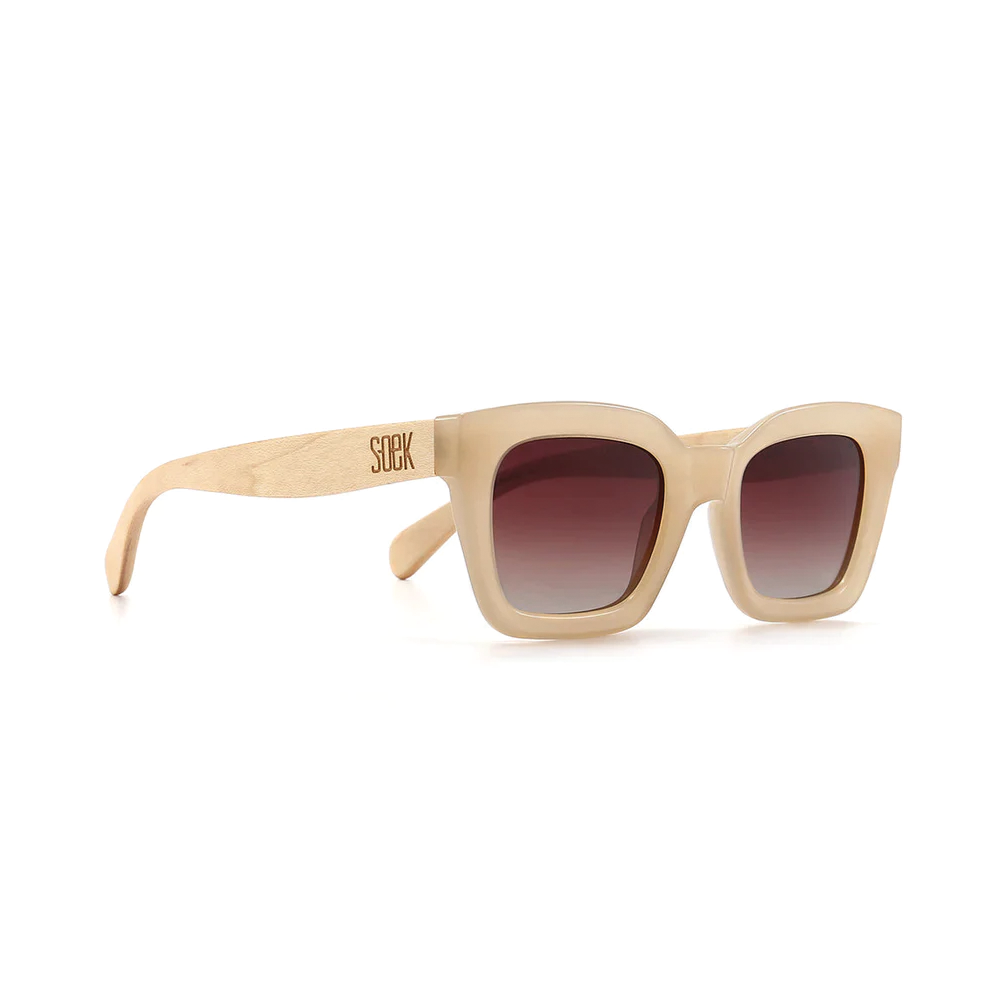 SOEK 'Zahra' (Midnight/Nude) Eco-Friendly Sunglasses