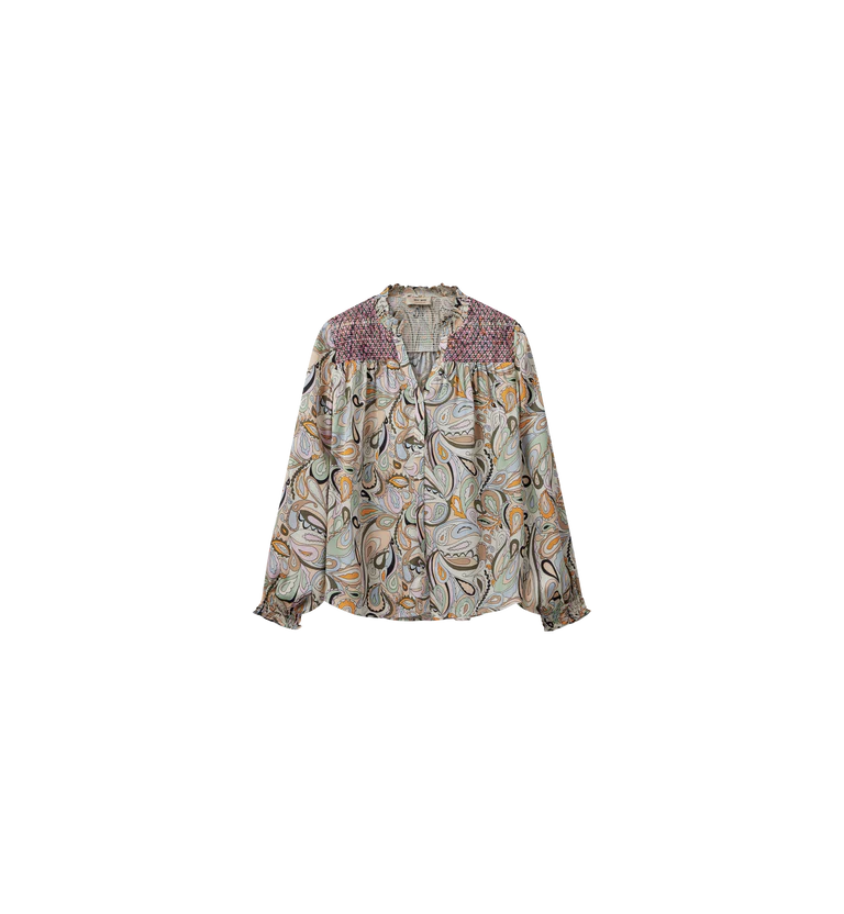 Detta Arzu blouse in paisley print, by Mos Mosh 