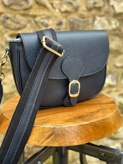 Leather Saddle Bag