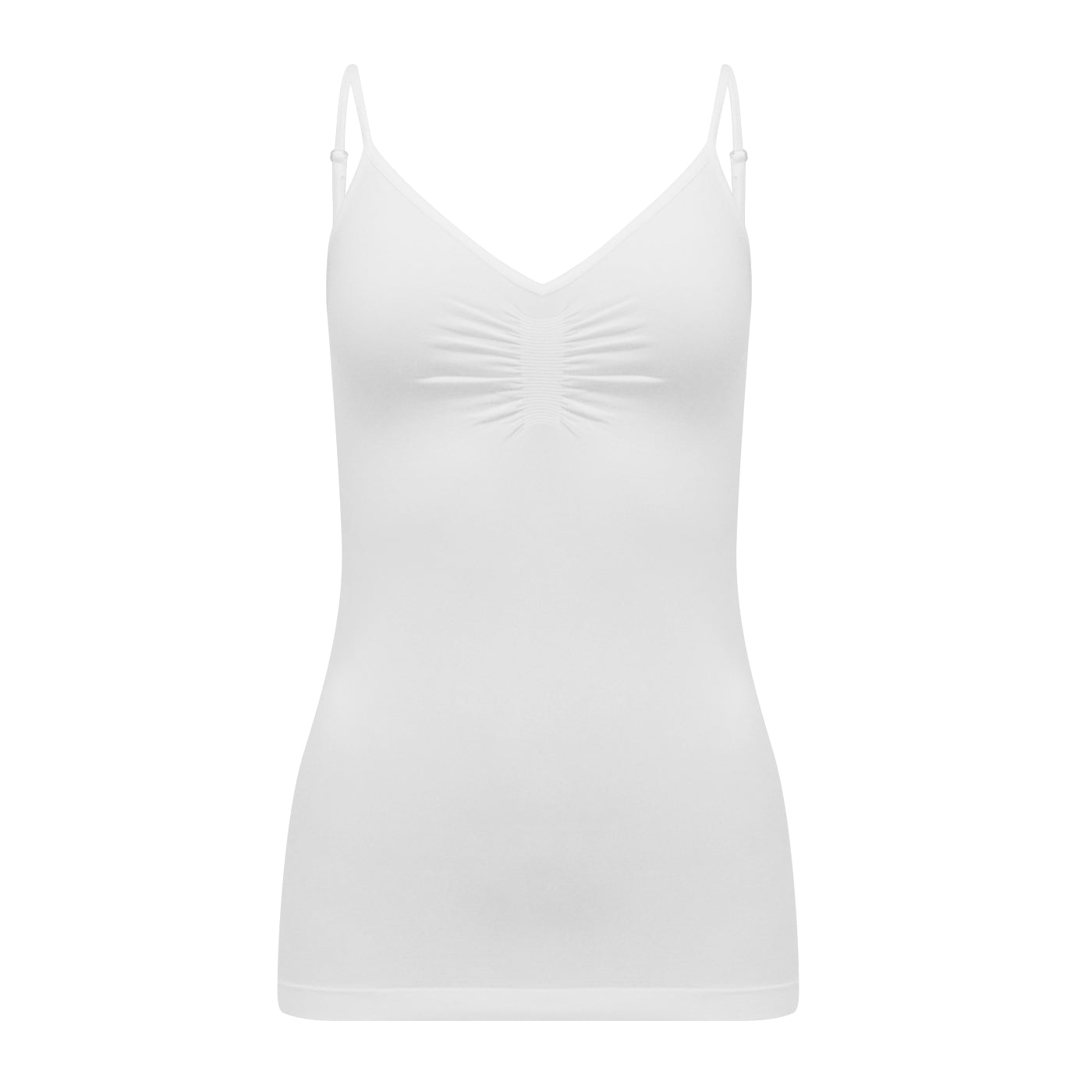 Seamless cami with adjustable straps