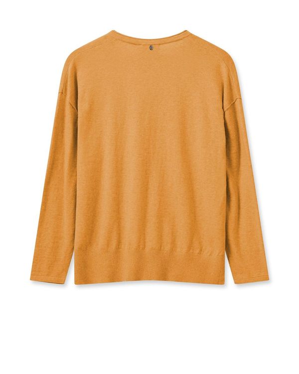 MMTANI V NECK KNIT JUMPER BY MOS MOSH