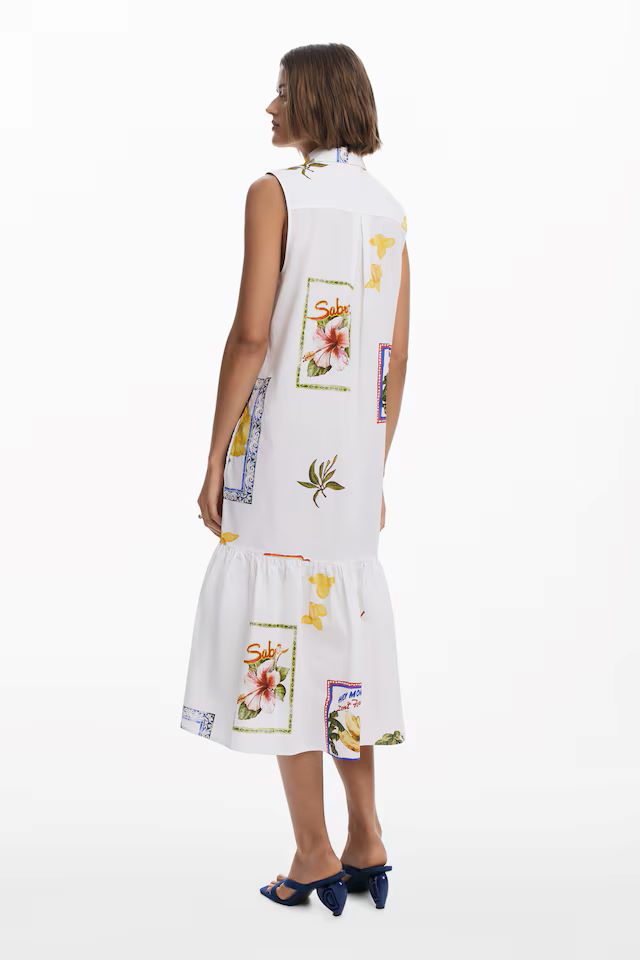 DESIGUAL "Barcelona Dress" (White)