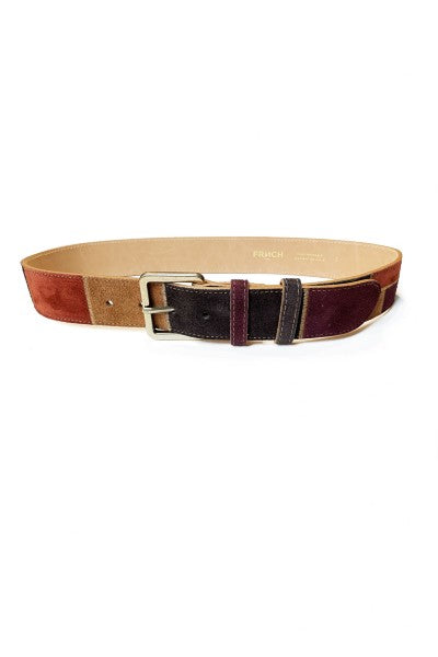 Another corker of a belt from French brand FRNCH in shades of brown. This Italian leather belt works perfectly with jeans or a smart work trouser. Made from 100% Italian leather it feel like an indulgence.
