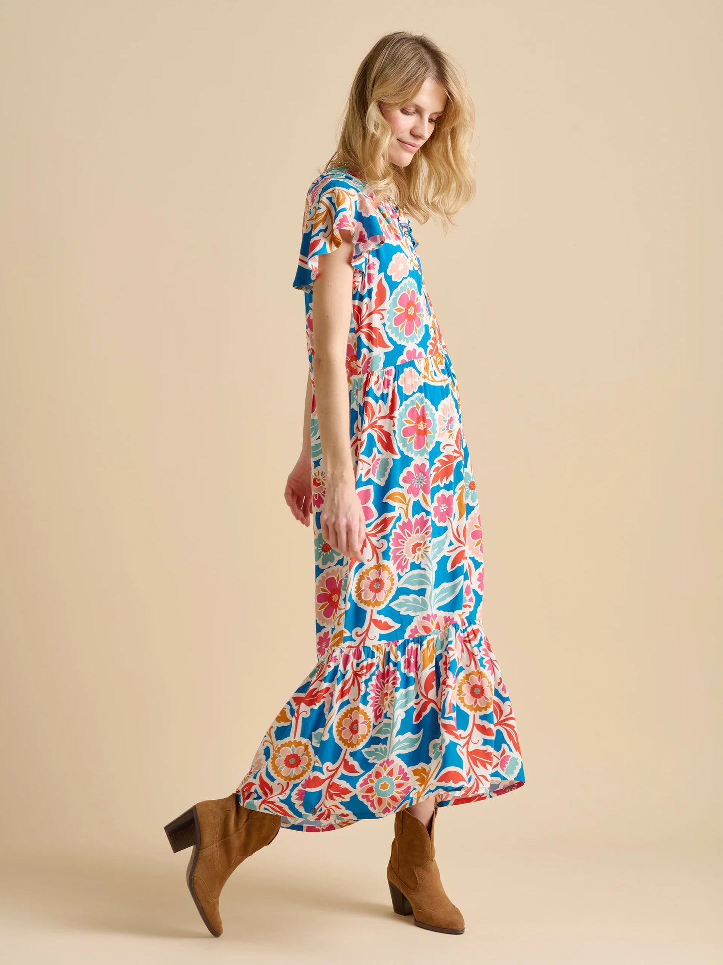 BRAKEBURN "Full Bloom Maxi Dress" (Floral)