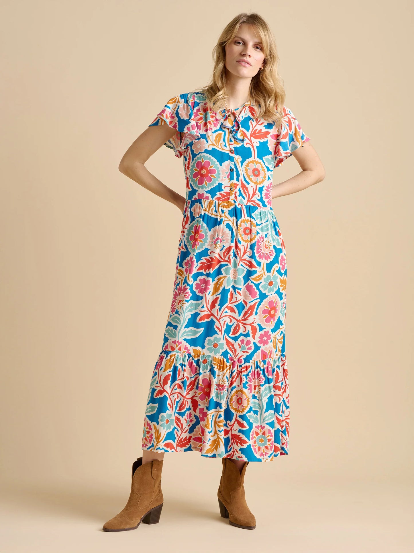 BRAKEBURN "Full Bloom Maxi Dress" (Floral)