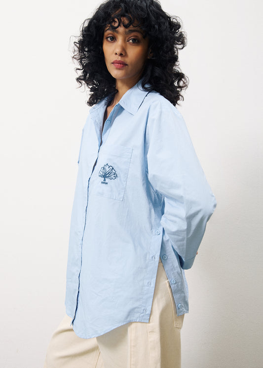 FRNCH "Calantha Blouse" (Bleu Clair)