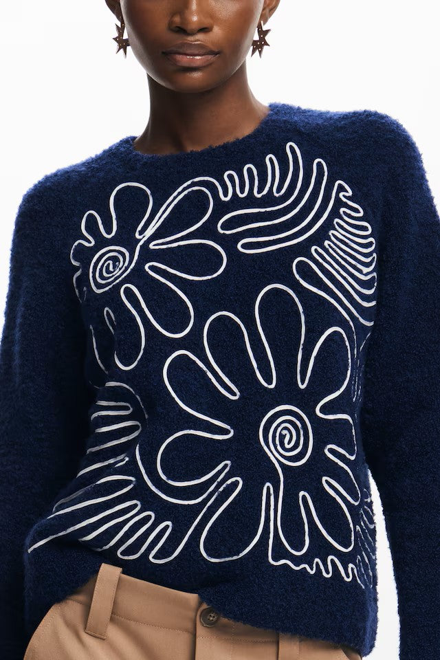 DESIGUAL "Cambridge Jumper" (Navy)