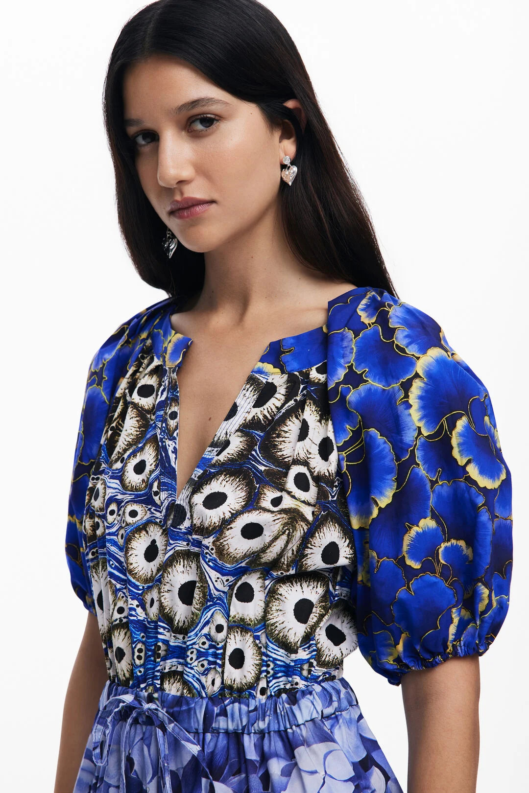 DESIGUAL "Cells  Lacroix Dress" (Navy)