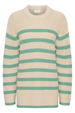 KAFFE 'Cilla' Knit (Faded Denim/Cyclamen/Gumdrop)