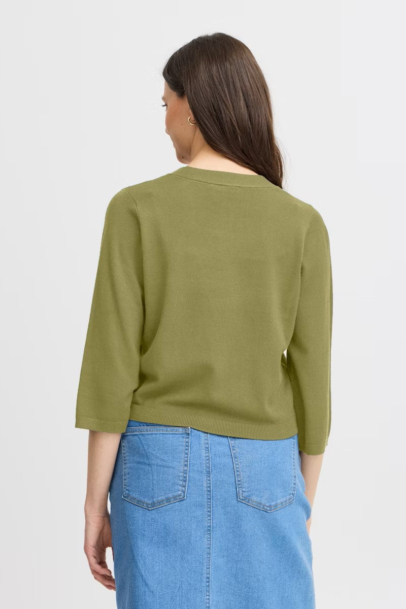 FRANSA "FRClia Cardigan 2" (Agave Green)