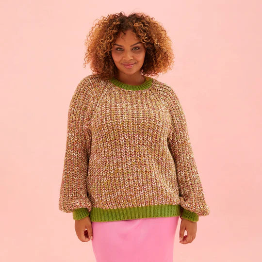 CARA & THE SKY "Debbie Jumper" (Olive)