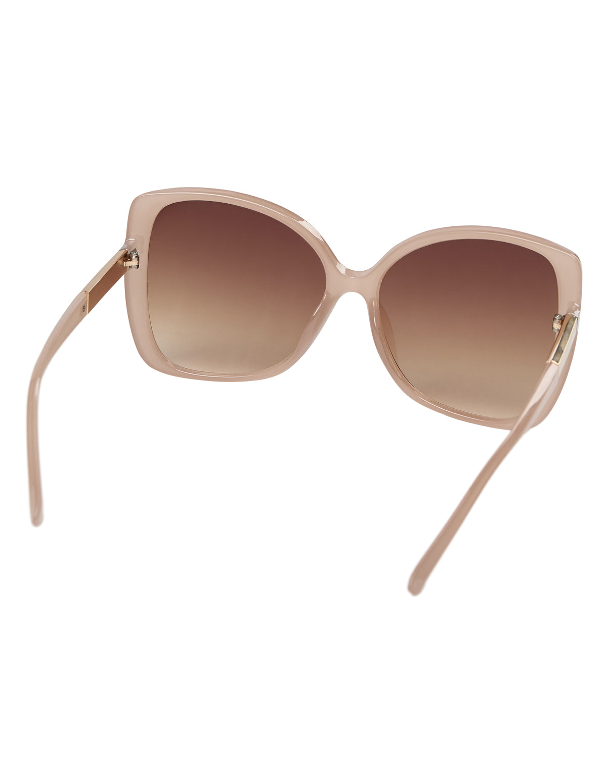 NUMPH 'NUDitte' Sunglasses (Caviar/Sesame)