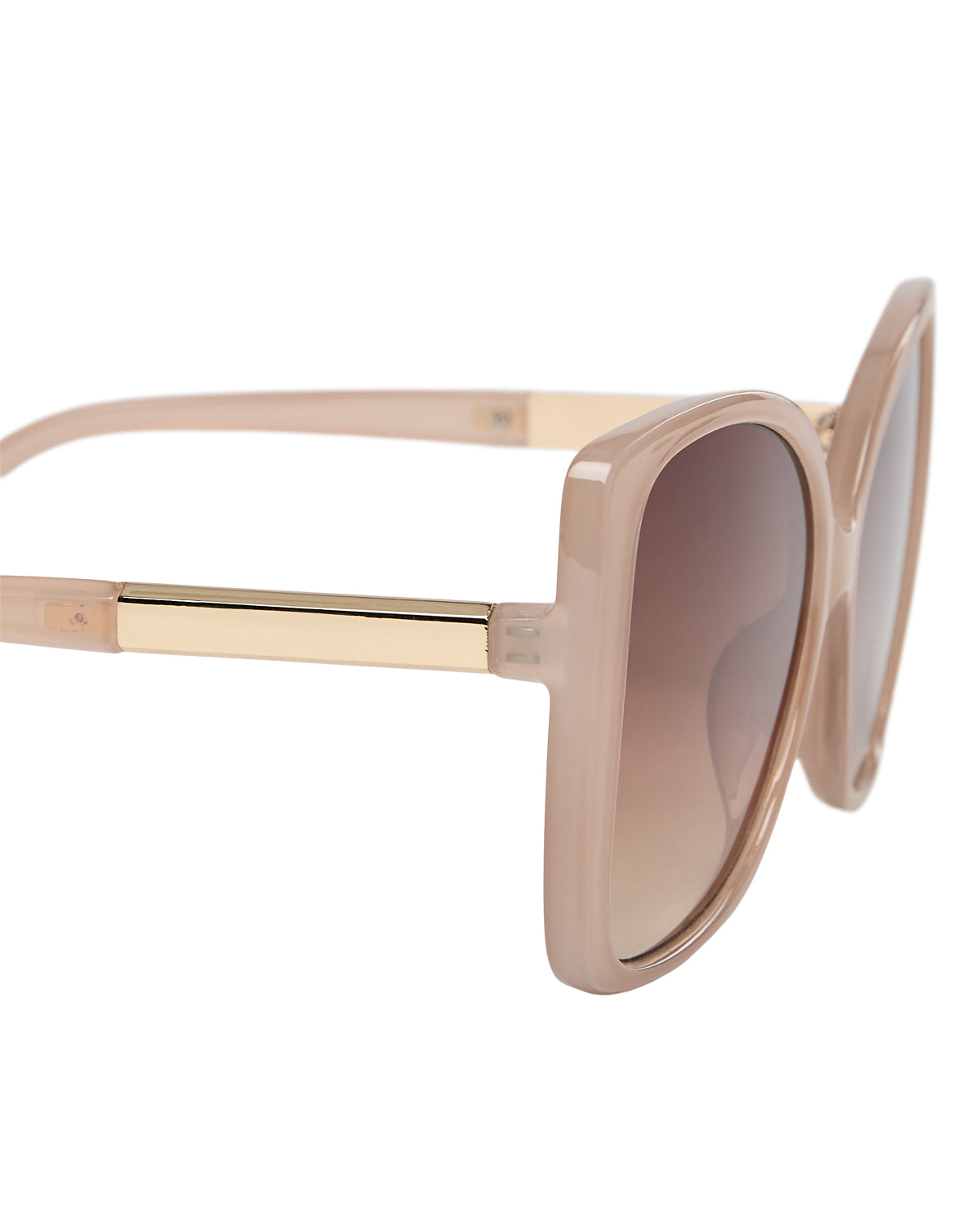 NUMPH 'NUDitte' Sunglasses (Caviar/Sesame)