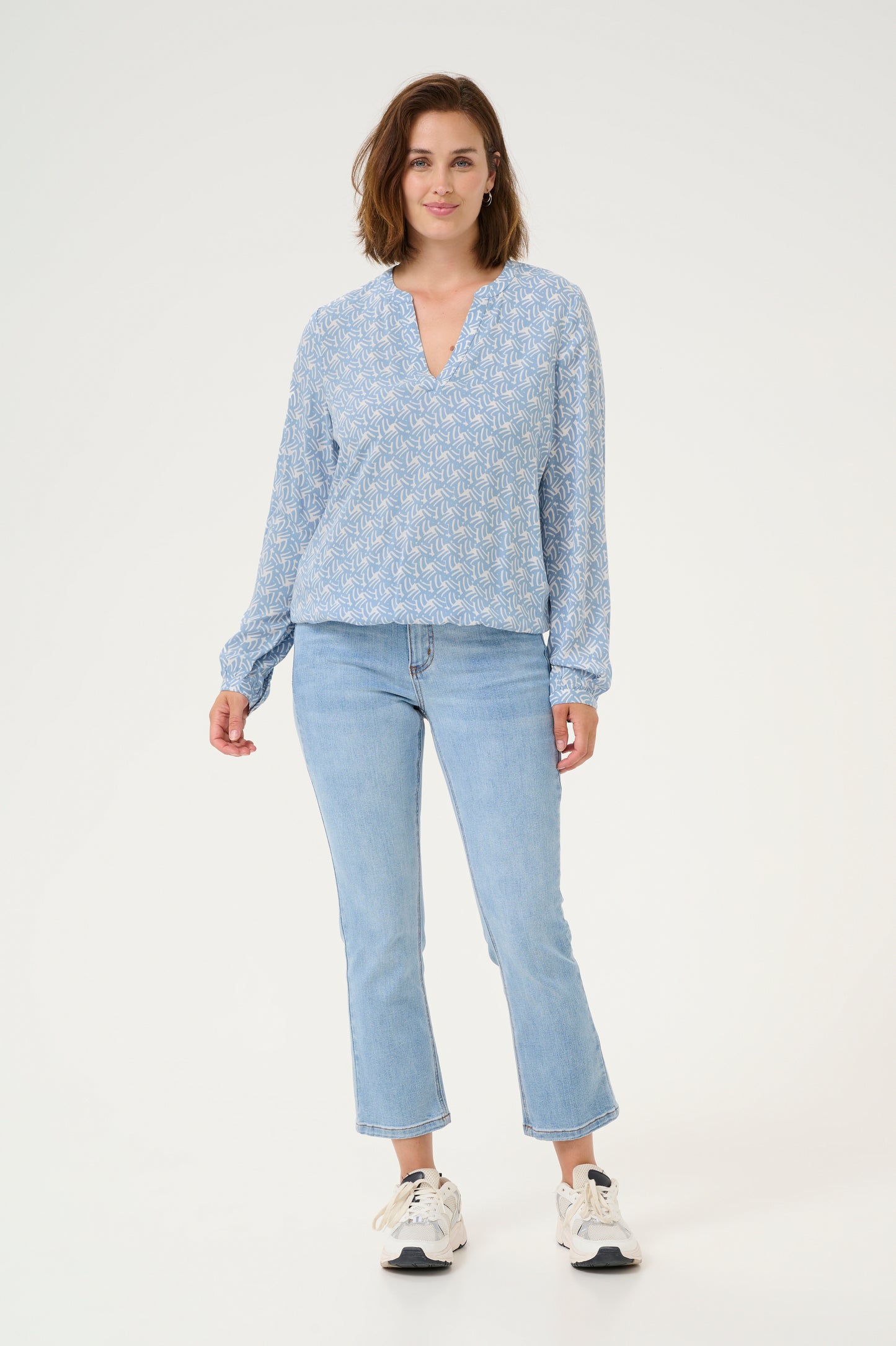 KAFFE "KADitte Blouse Summer" (Blue/Moonstruck)