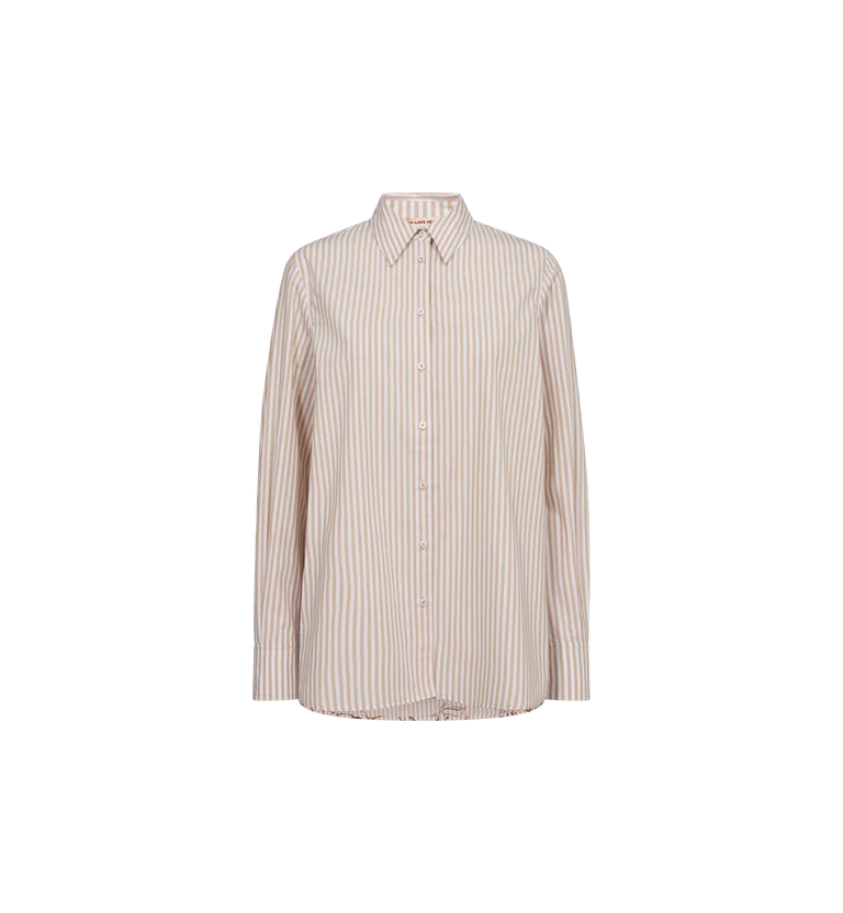 MOS MOSH "MMElinda Leafy Stripe Shirt" (Sesame)