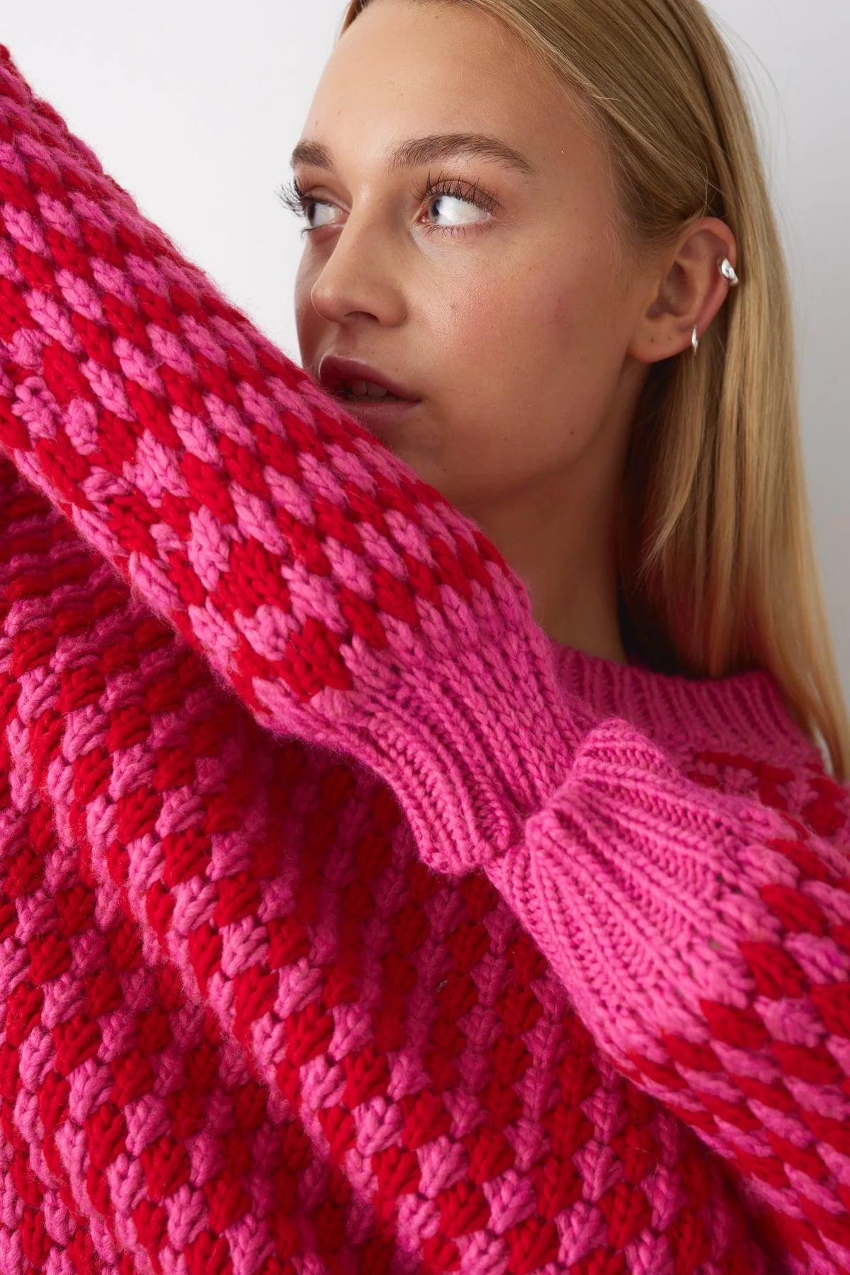 NOELLA "Gio Knit Jumper" (Pink/Red Mix)