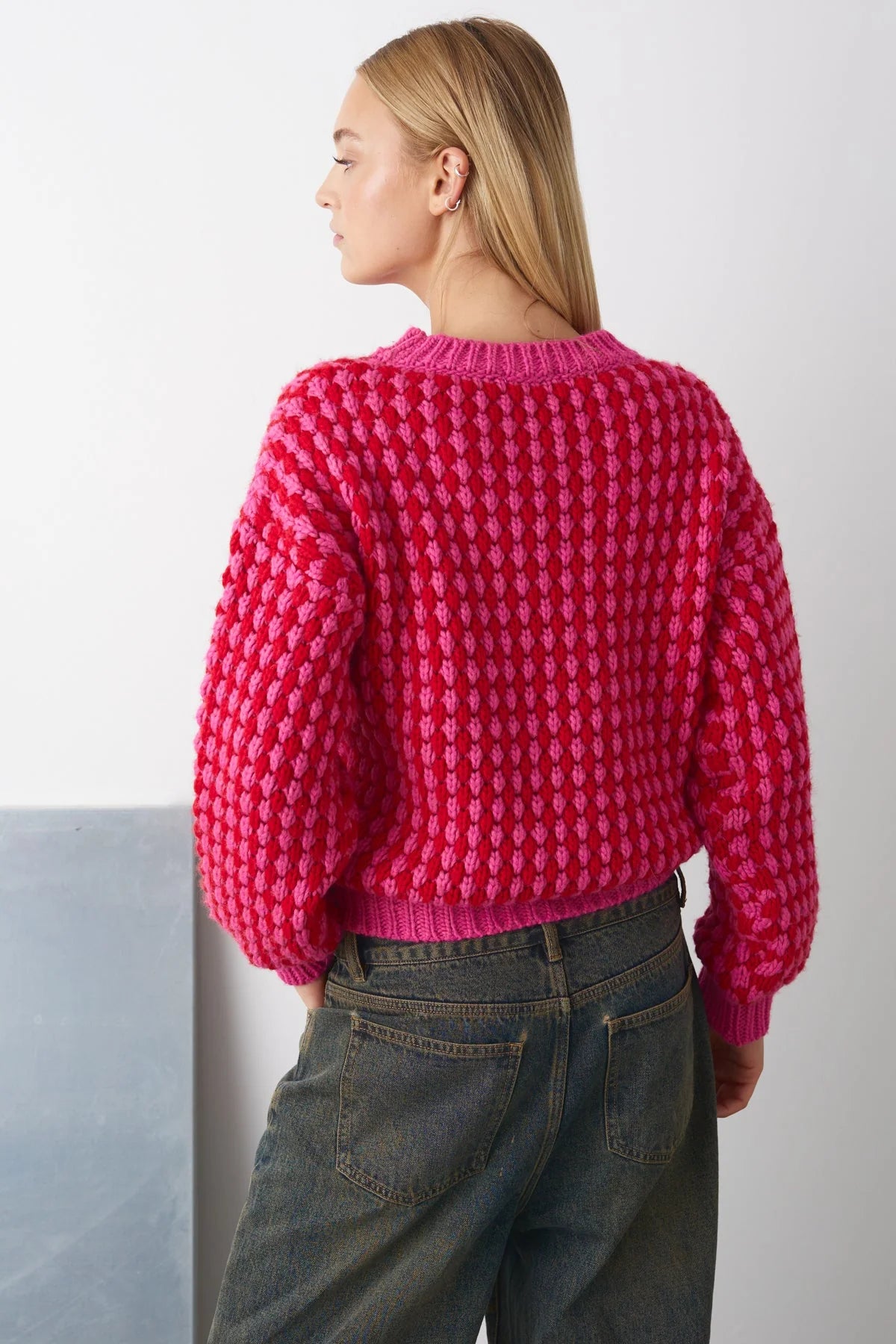 NOELLA "Gio Knit Jumper" (Pink/Red Mix)