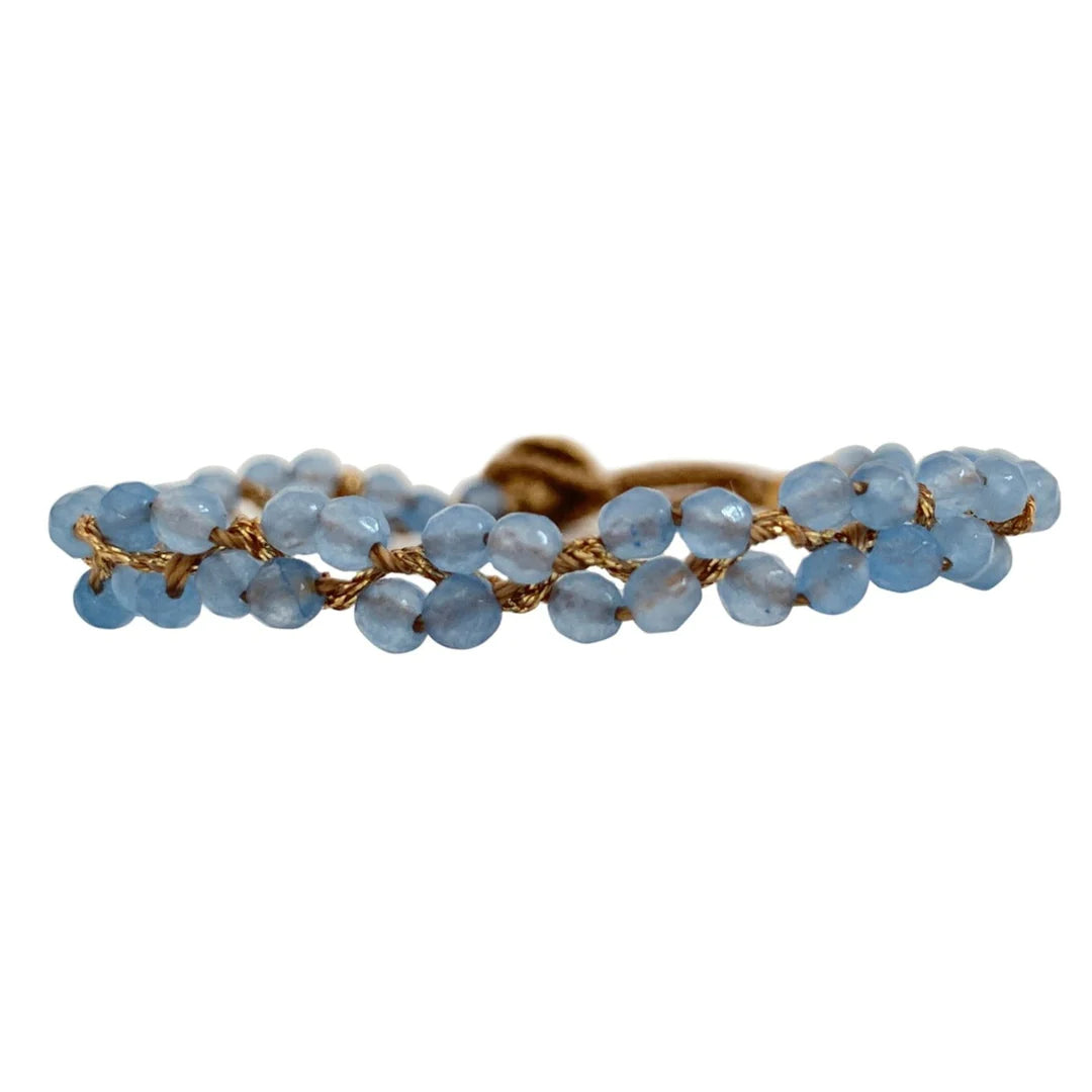 Explore our beautiful JILL JAKE bracelet featuring semi-precious stones. Crafted with high quality rope. Embrace the charm of this bracelet and order yours today.