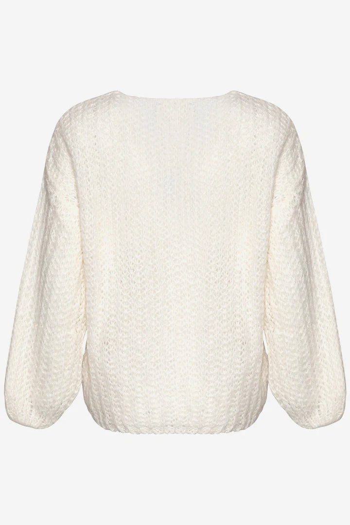 Joseph loose knit round v neck mohair sweater from Noella scandi fashion brand