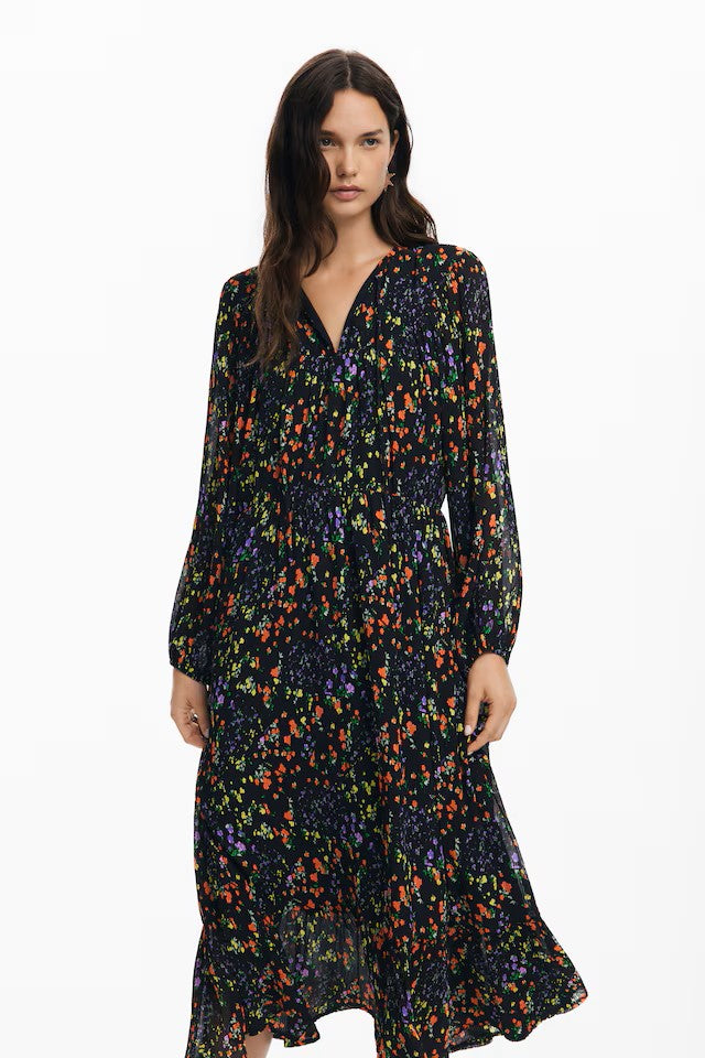 DESIGUAL "Kansas City Dress" (Black)