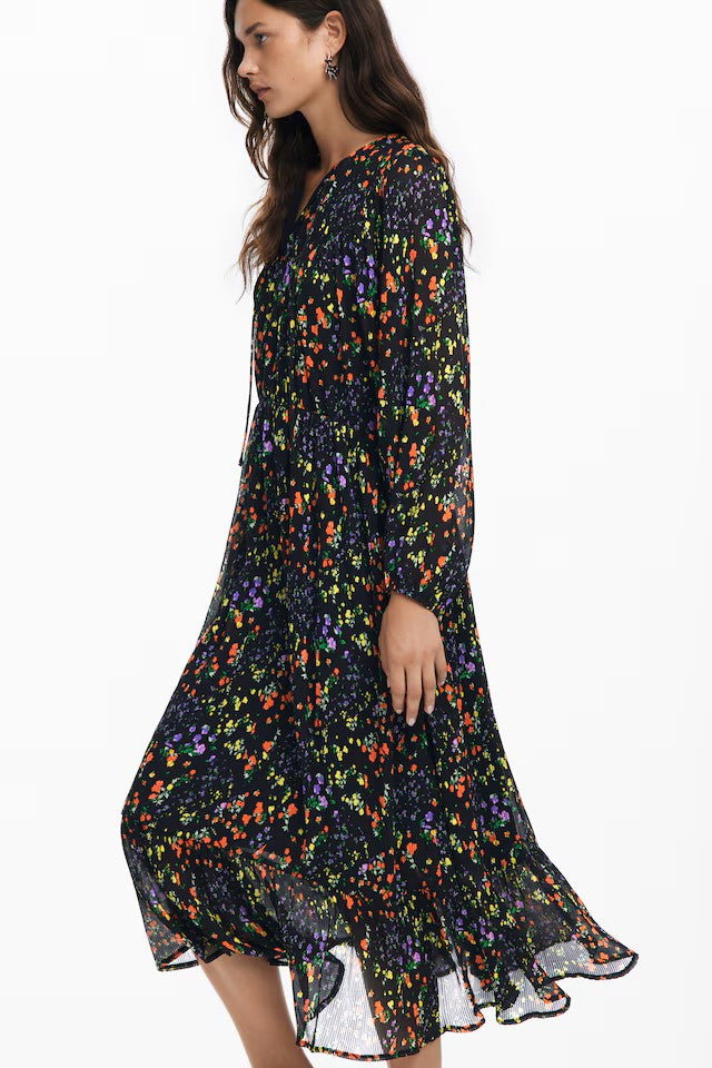 DESIGUAL "Kansas City Dress" (Black)