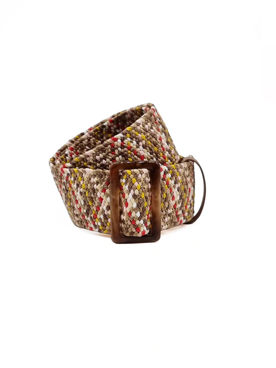 NOOKI 'Kylie' Belt (Khaki/Black/Rainbow)