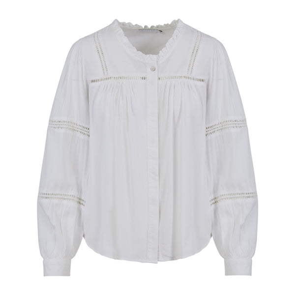 COSTER COPENHAGEN 'Lace' Shirt (White)