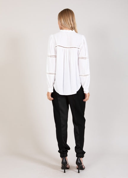 COSTER COPENHAGEN 'Lace' Shirt (White)