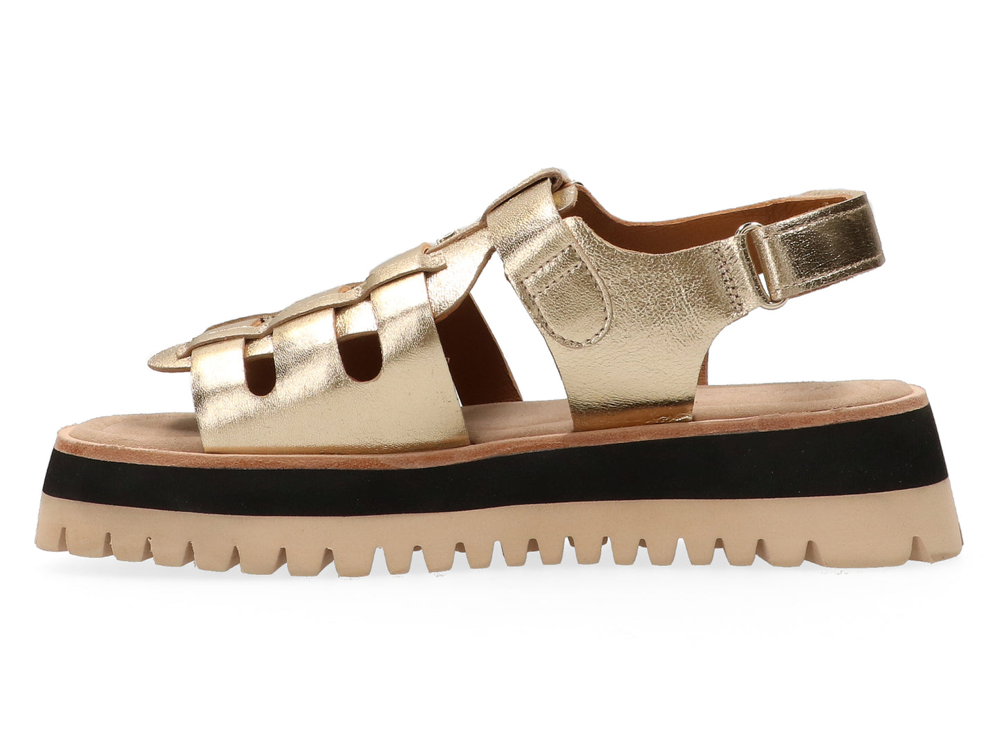 MARUTI "Logan Leather Sandal" ( Gold )