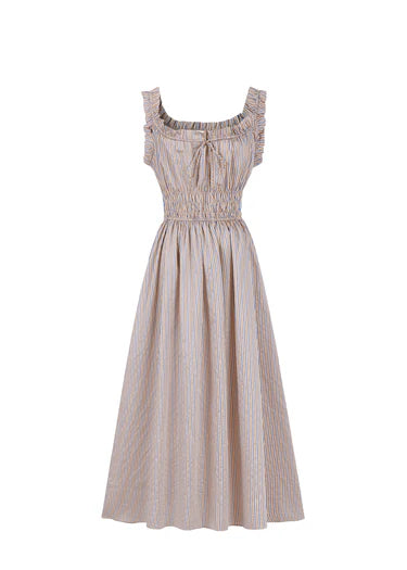 FRNCH "Louisane Dress" (Beige)