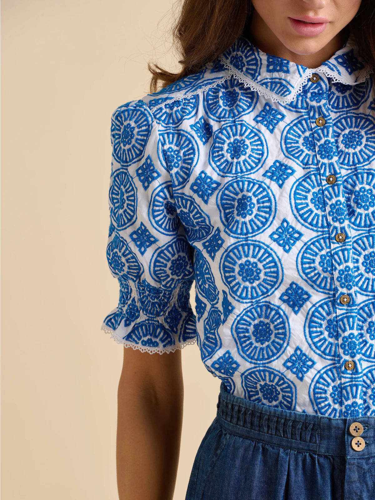 BRAKEBURN "Marine Blouse" ( Blue )