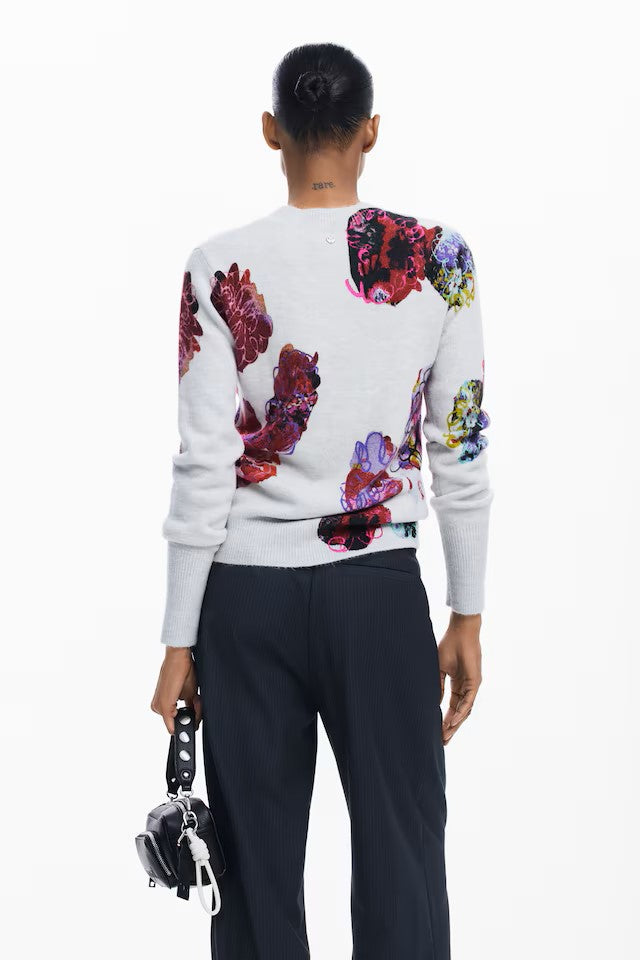 DESIGUAL "Maxflower" (Scribble Jumper)