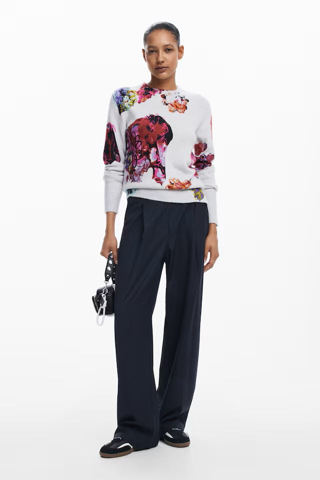 DESIGUAL "Maxflower" (Scribble Jumper)