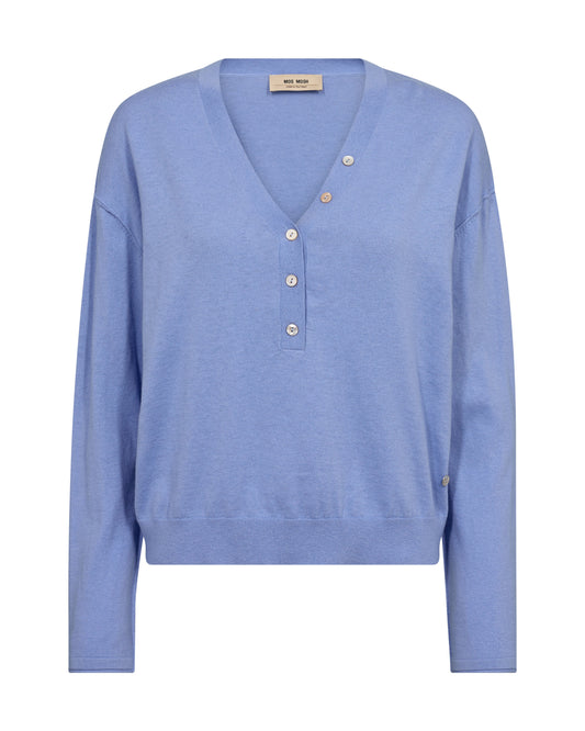 MOS MOSH "MMChani Placket Knit" (Hydrangea)