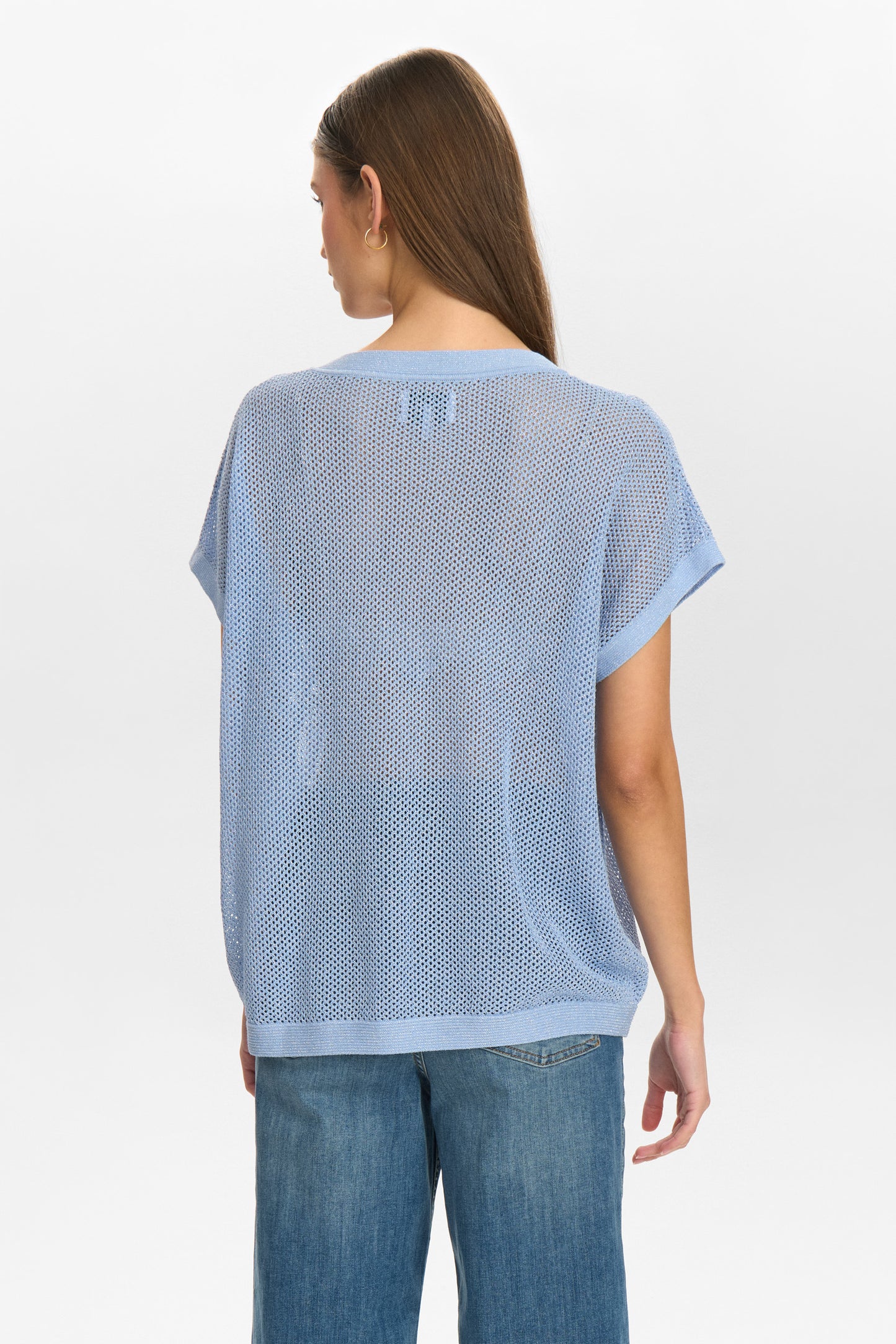 NUMPH "NUMona Darlene Pullover" (Cerulean/Silver)