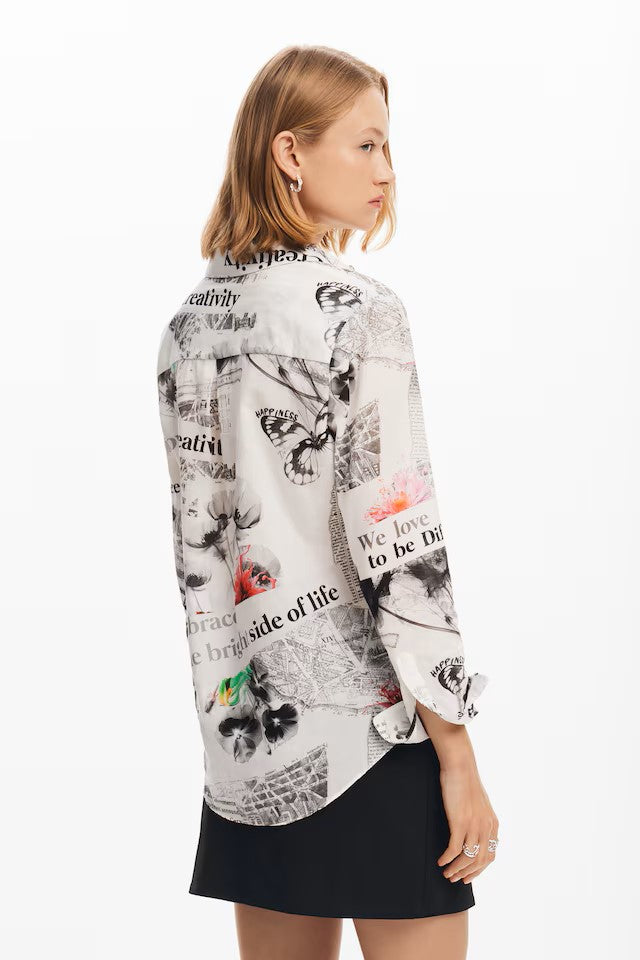 DESIGUAL "Nara Shirt" (White)