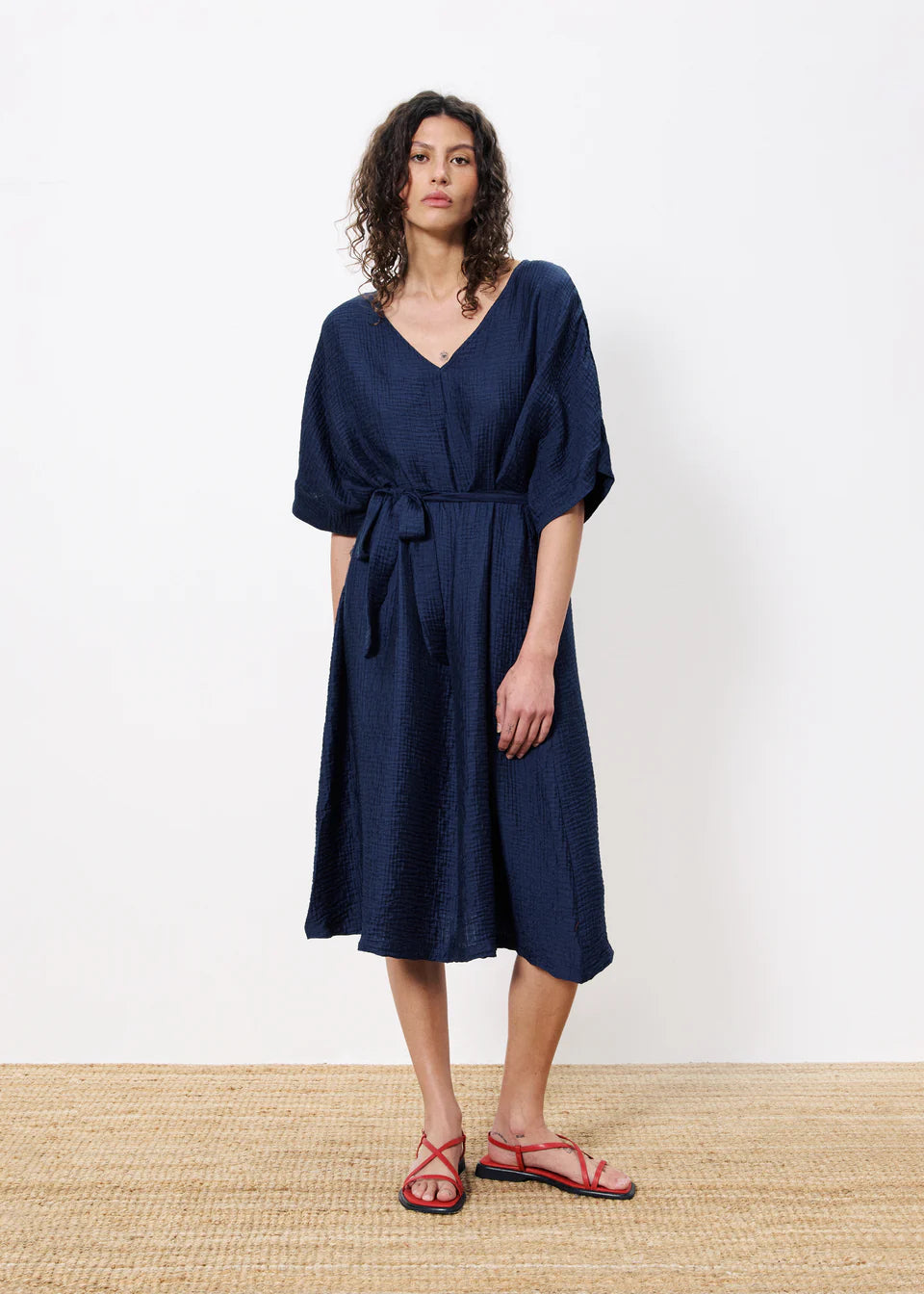 FRNCH "Nickie Dress" (Navy)