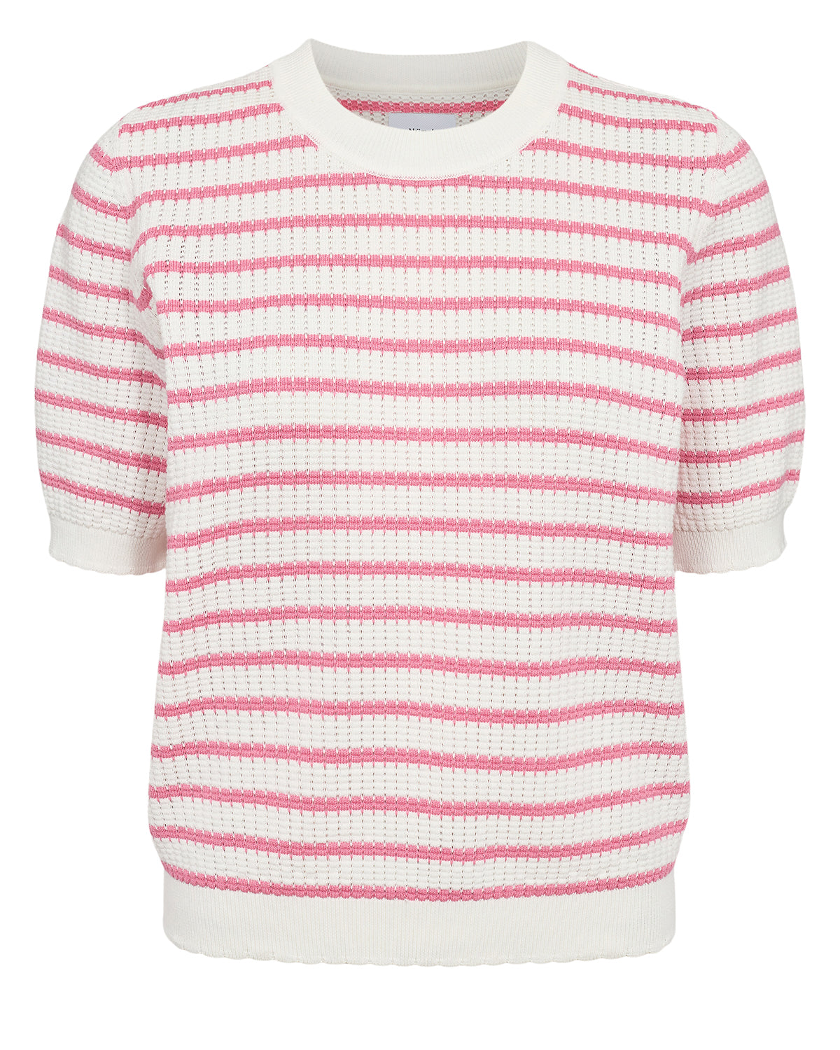 NUMPH "NUNicole Pullover" (Pink Carnation/Dark Sapphire)