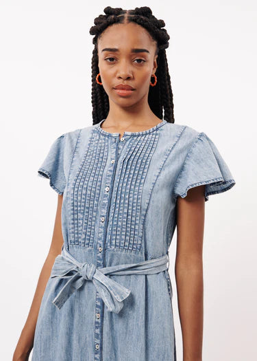 FRNCH 'Nolene' Dress (Denim)