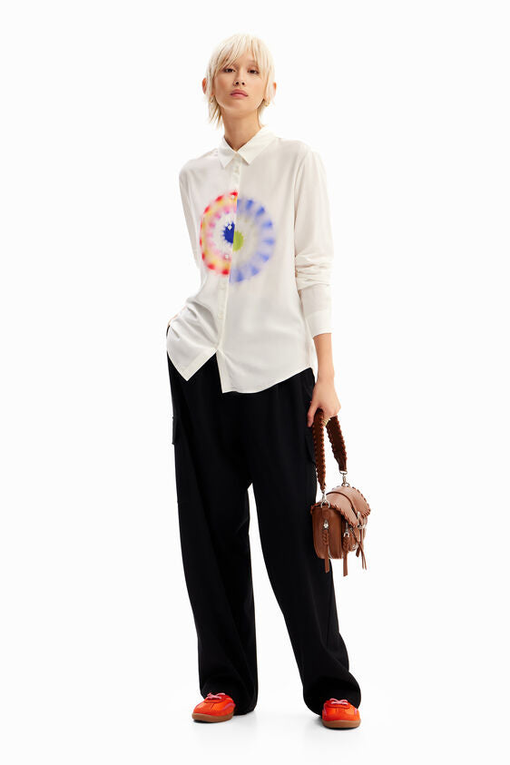 ohm printed shirt blouse by desigual 