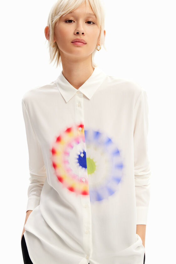 ohm printed shirt blouse by desigual 