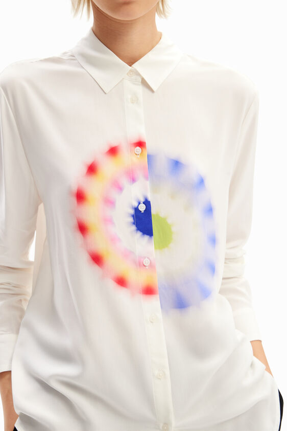 ohm printed shirt blouse by desigual 