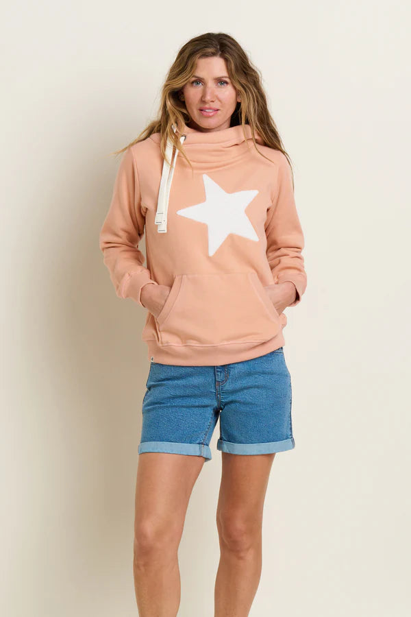 BRAKEBURN Pink Star 'Elise' Hoodie