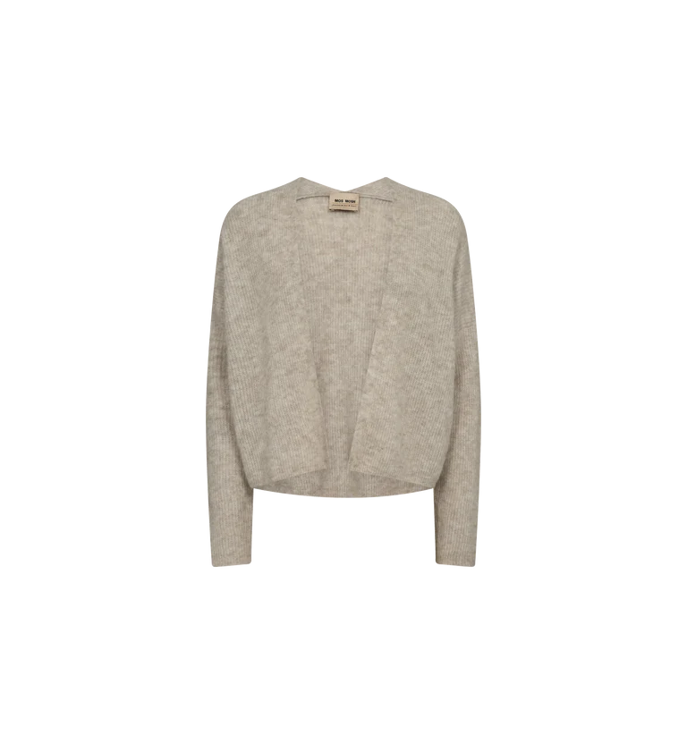 MOS MOSH "MMThora Relax Knit Cardigan" (Feather Gray)