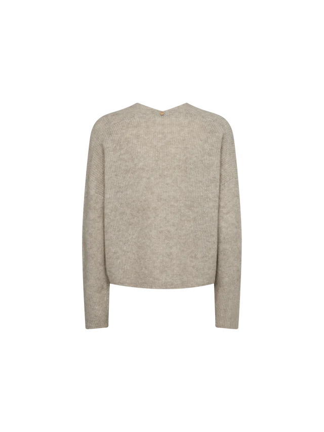 MOS MOSH "MMThora Relax Knit Cardigan" (Feather Gray)