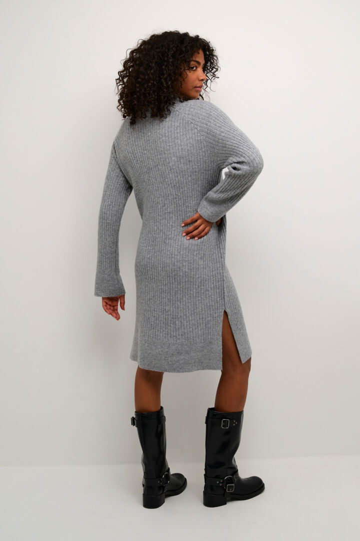 KAFFE "KArinya Knit Dress" ( Grey Melange)