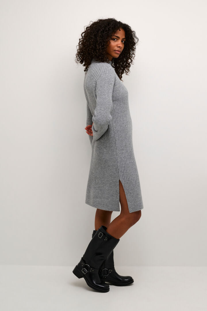 KAFFE "KArinya Knit Dress" ( Grey Melange)