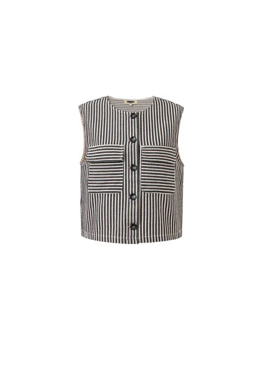 FRNCH "Sadet Waistcoat" (Chocolat)