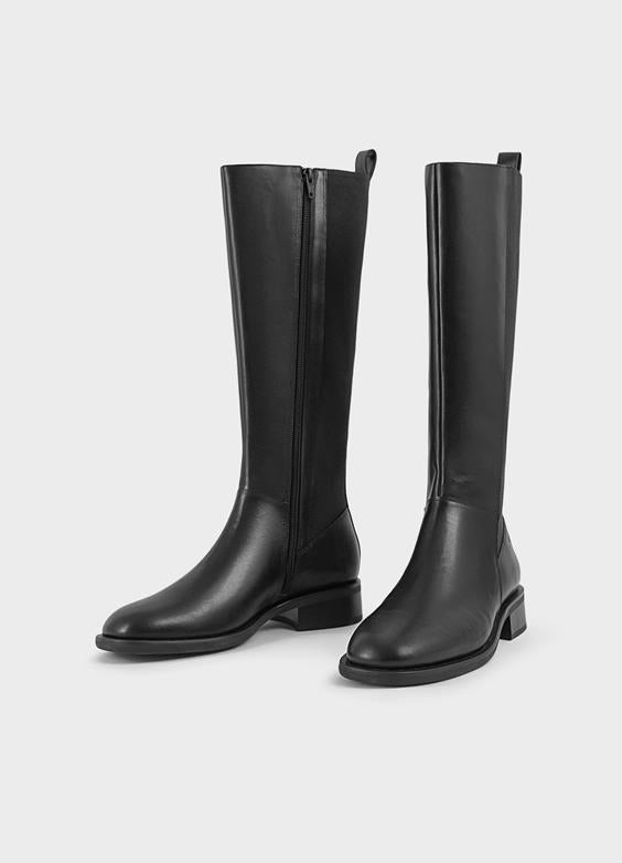 VAGABOND "Sheila Leather Long boot" (Black)