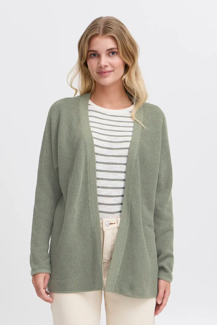 FRANSA "FRSinja Cardigan 1" ( Navy Blazer/Agave Green)